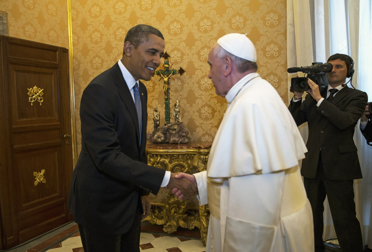 US President Obama Meets Pope Francis