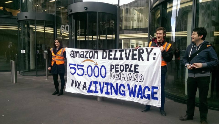 Amazon Anonymous protesting in Central London