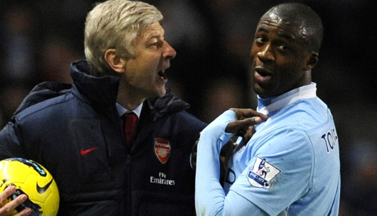 Arsene Wenger and Yaya Toure