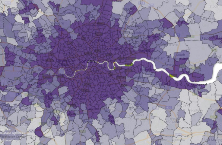London dating map