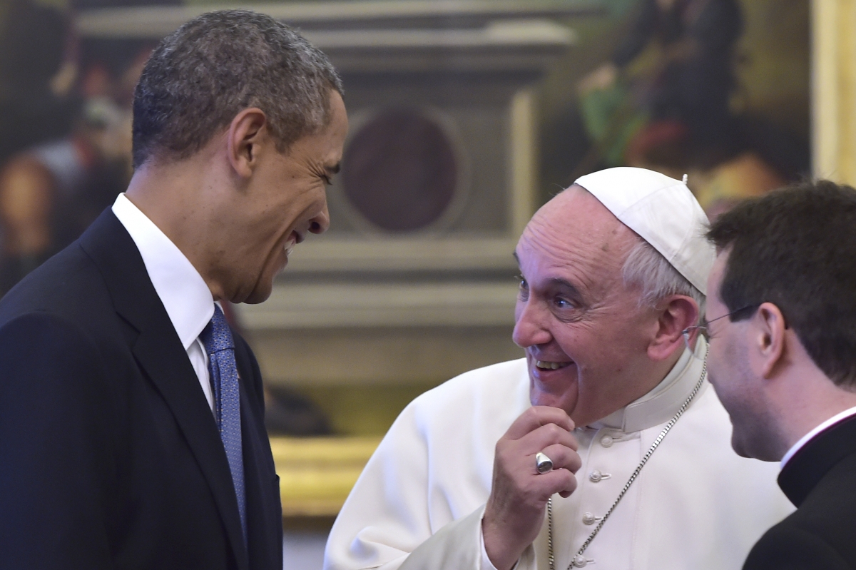 Barack Obama meets Pope
