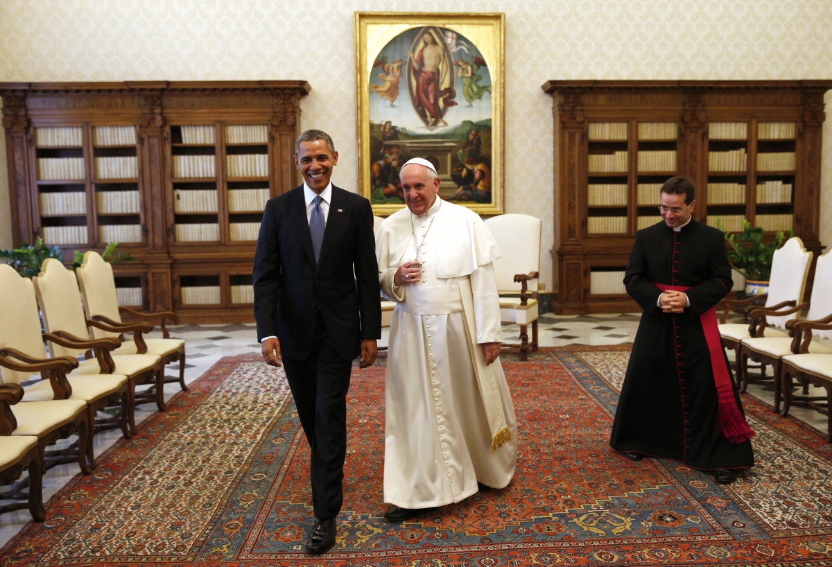Barack Obama meets Pope