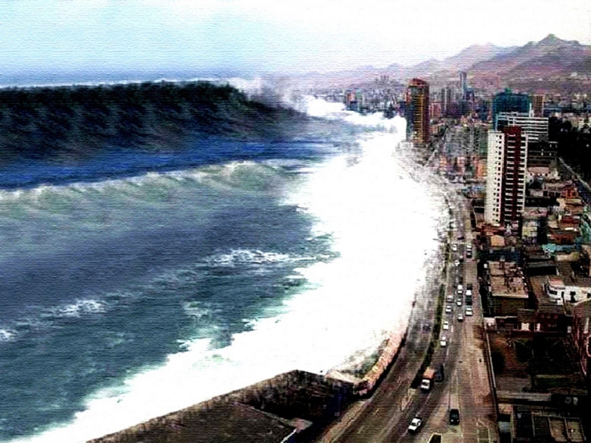 what causes a mega tsunami