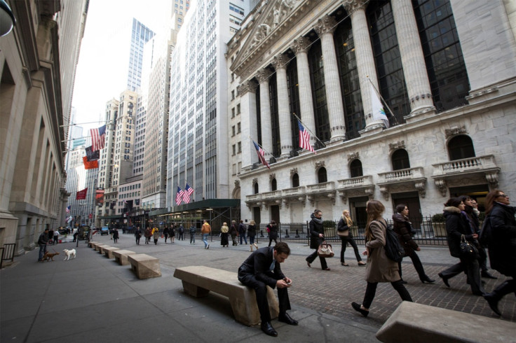 People Outside NYSE New York US