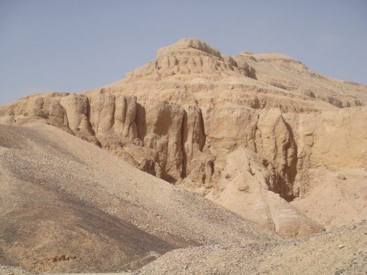The excavation site at Wadi el-Gharbi in Egypt