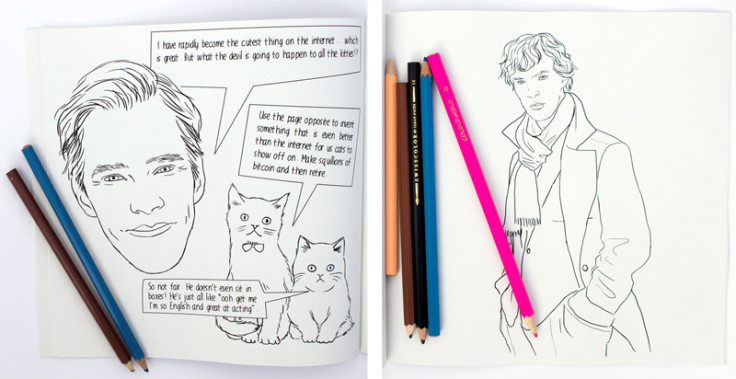 Colour Me Good Benedict Cumberbatch - now you can colour in Benedict Cumberbatch any way you want