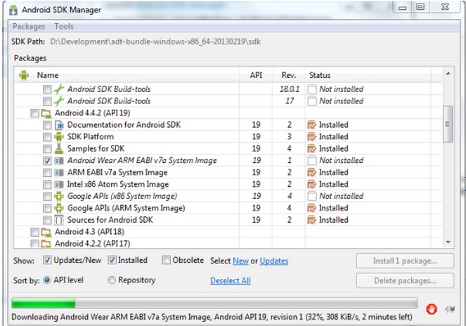 android sdk manager download for windows 10 64 bit