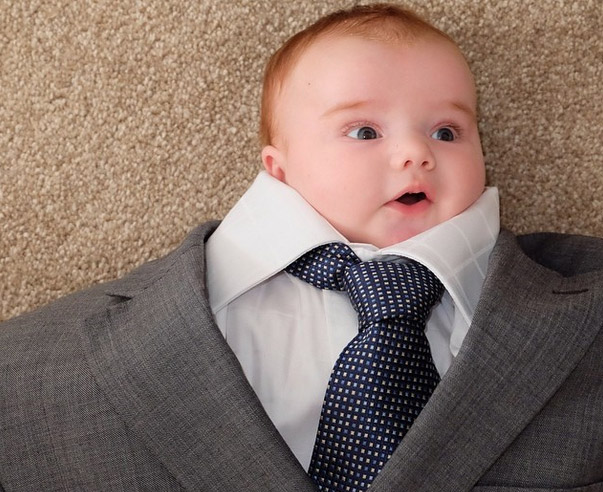 Babysuiting: Instagram Babies Wearing Business Suits