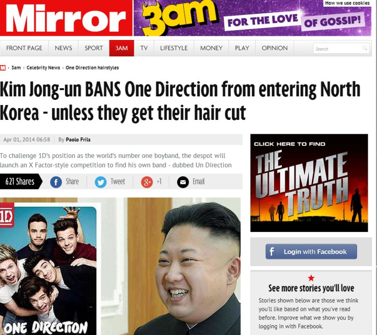 April Fools The Mirror