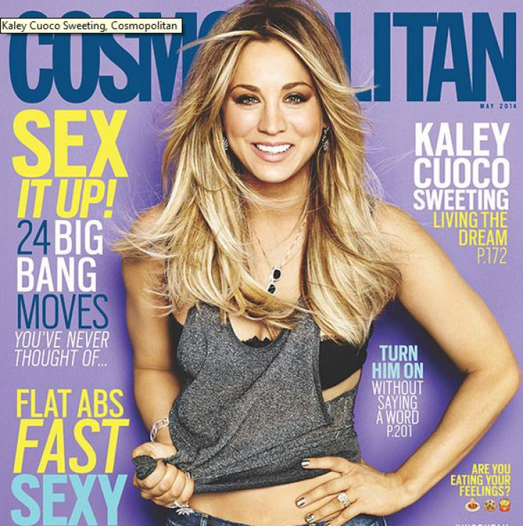 Kaley Cuoco graced the cover of May issue of Cosmopolitan