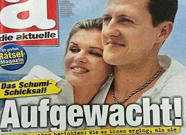 Die Aktuelle Gets Slammed for tastless "Awake" magazine cover with Michael Schumacher and Corinna on it
