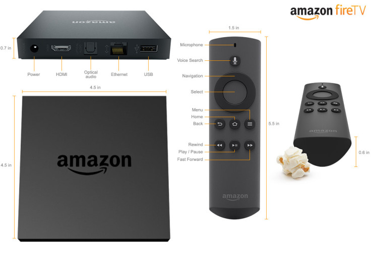 Amazon Fire TV Tech Specs