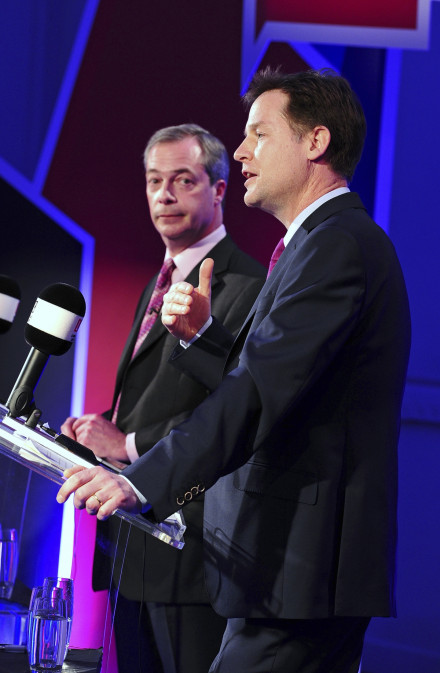 YouGov's snap poll delivered the debate to Farage by 68% to Clegg's 27% YouGov's snap poll delivered the debate to Farage by 68% to Clegg's 27%