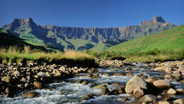 The stunning Busingatha valley area of Drakensberg World Heritage Park