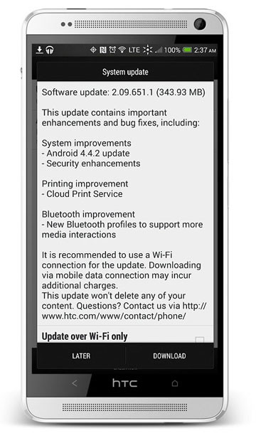 HTC One Max Gets Android 4.4.2 Update with Official OTA Firmware HTC One Max Gets Android 4.4.2 Update with Official OTA Firmware