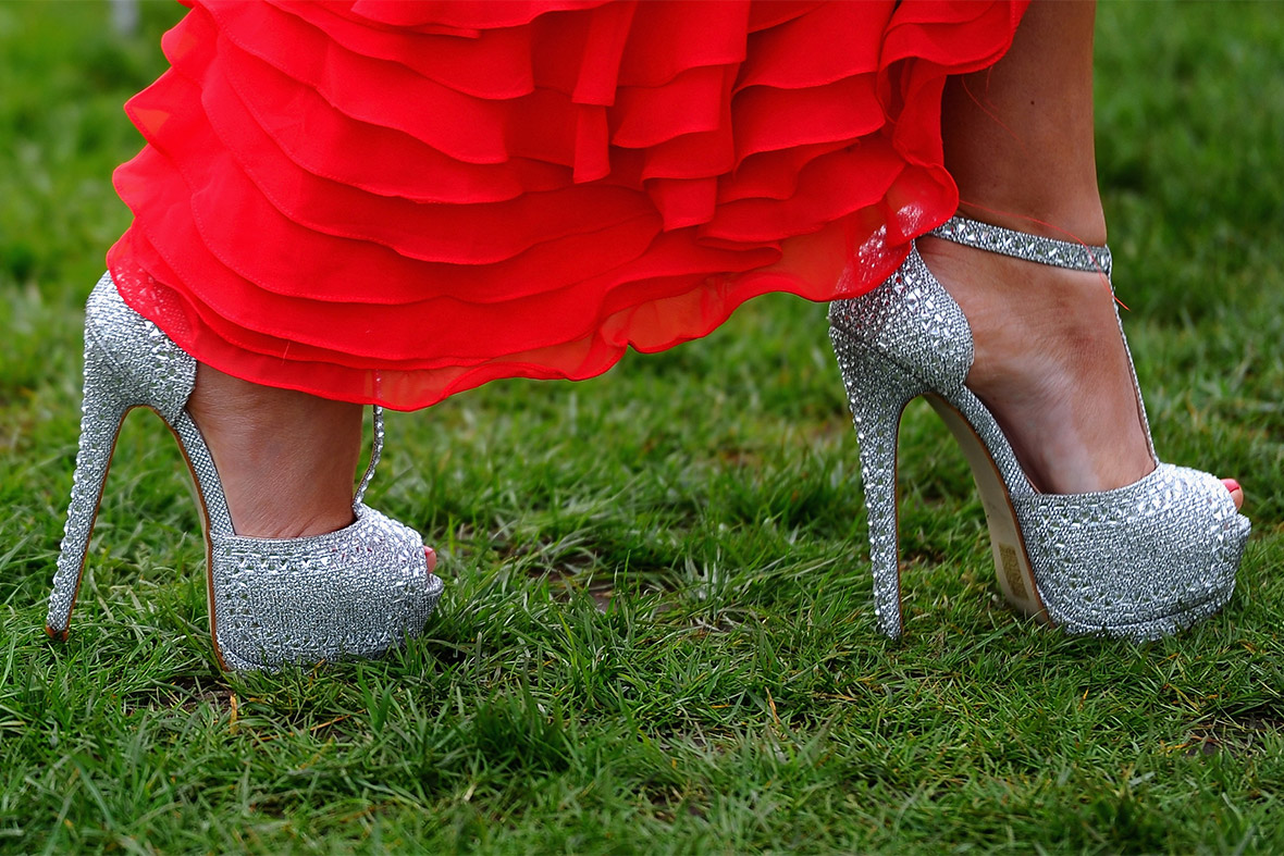 heels grass