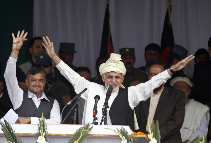 Afghan presidential candidate Ashraf Ghani