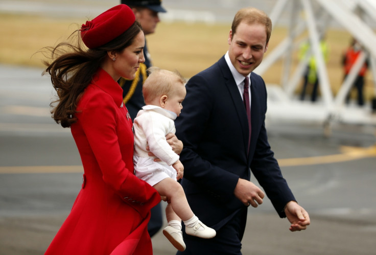 Kate Middleton, Prince William and Baby George Arrive in New Zealand