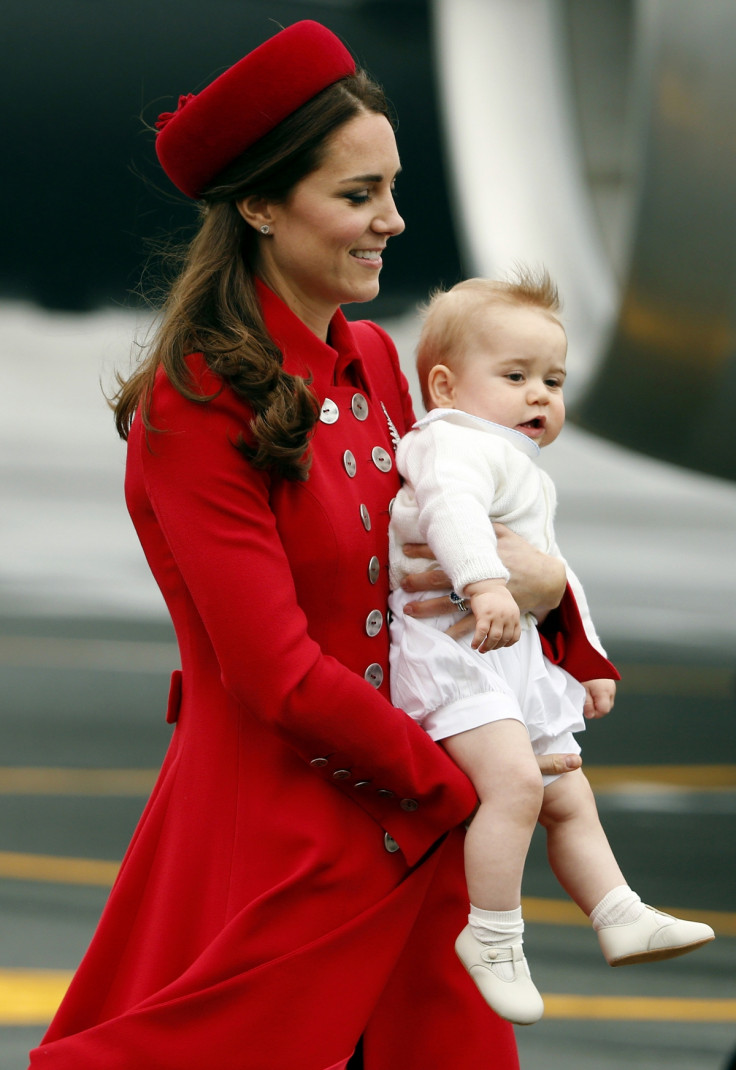 Kate Middleton, Prince William and Baby George Arrive in New Zealand