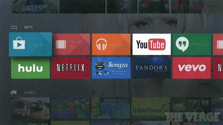 Android TV Interface Netflix
