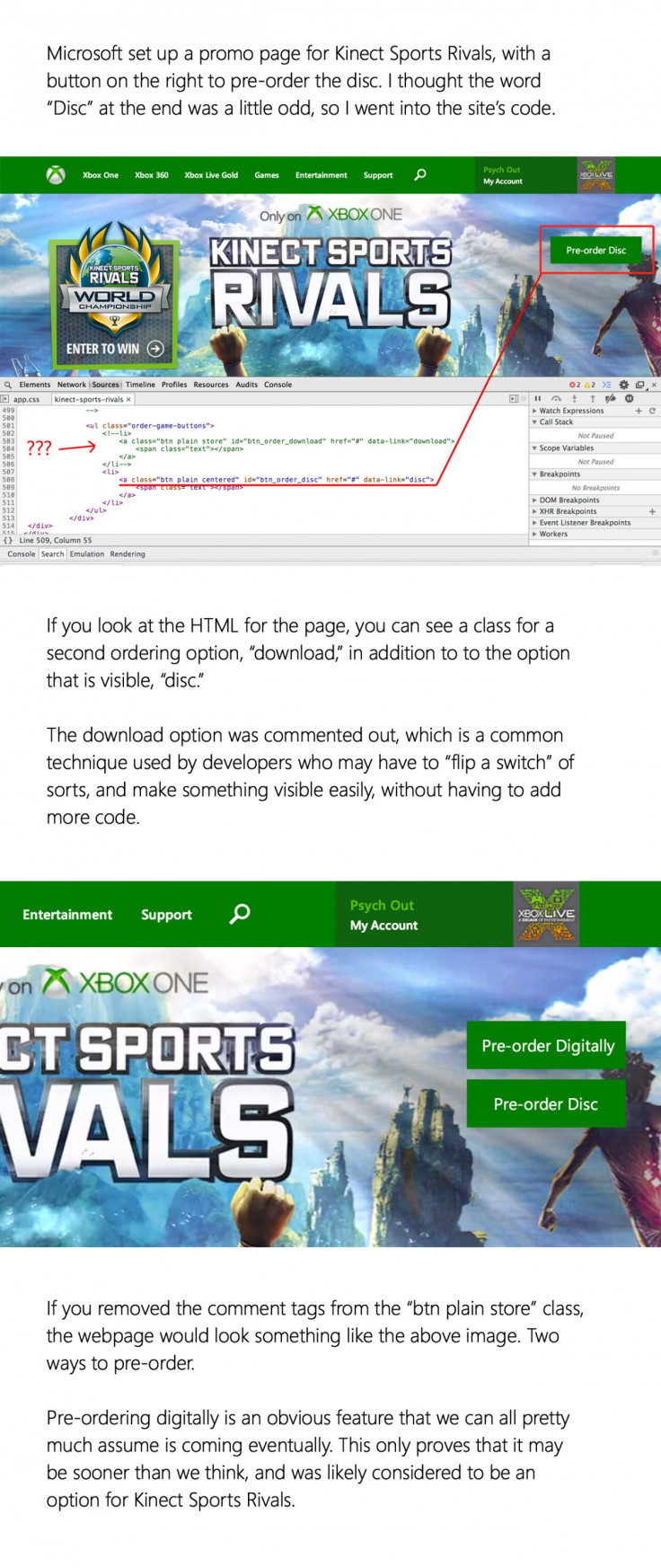 Xbox 360 One Digital Pre Orders