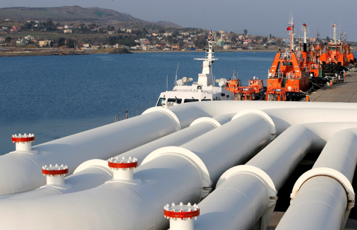 Oil Pipes Ceyhan Port Turkey