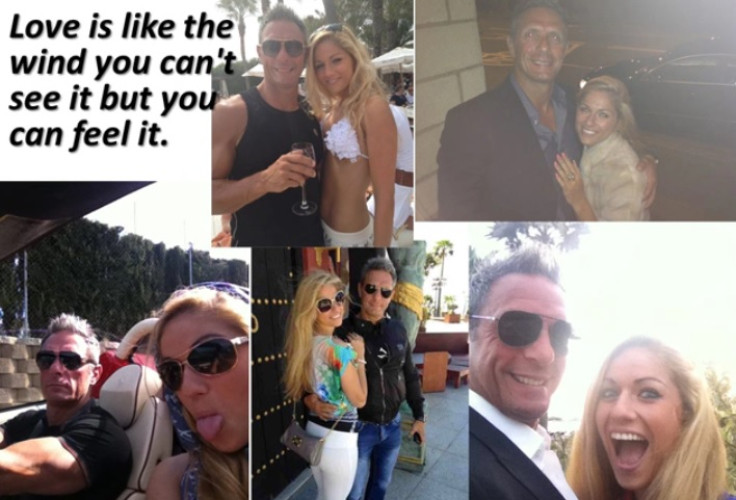 Pretty blonde Mayka Kukucova and Andrew Bush are apparently enjoying each other's company in photographs