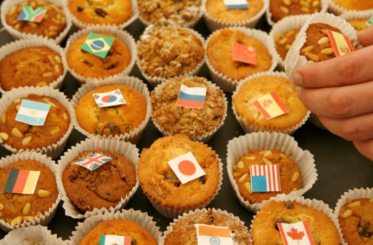 Muffins With G20 Flags