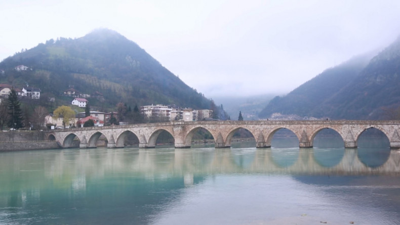 River Drina and the Bridge