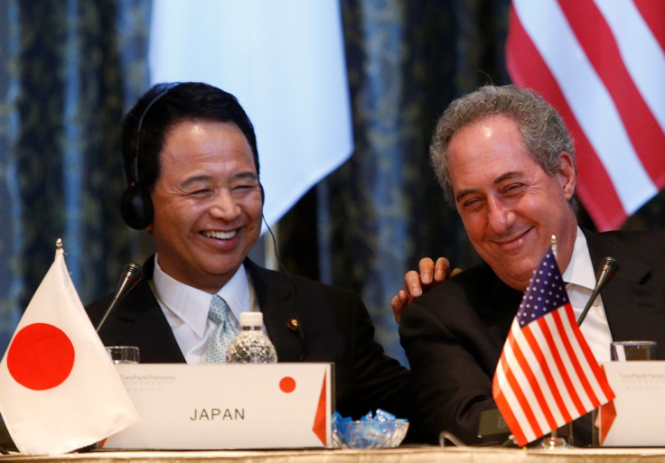 US Michael Froman Japan Akira Amari