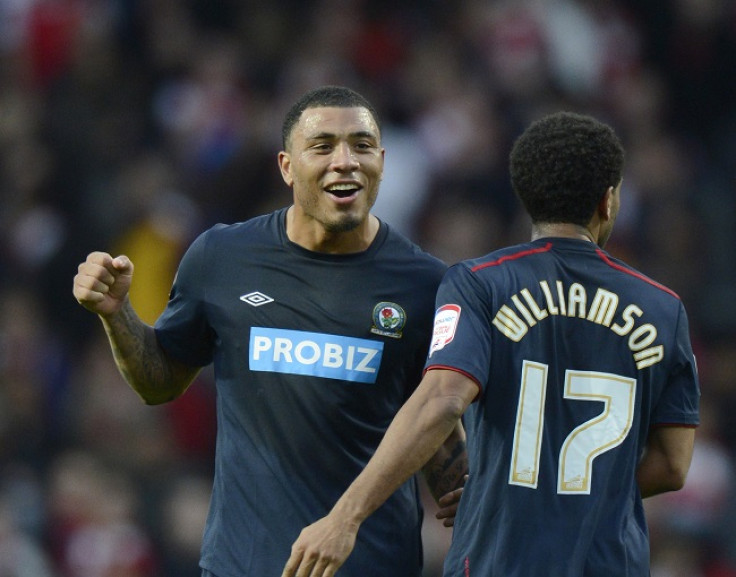 Colin Kazim-Richards made the obscene gesture while on loan for Blackburn Rovers