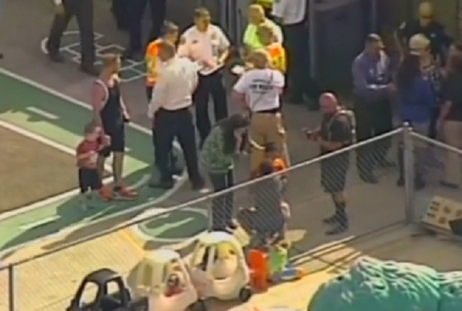 car crash at Florida day care centre
