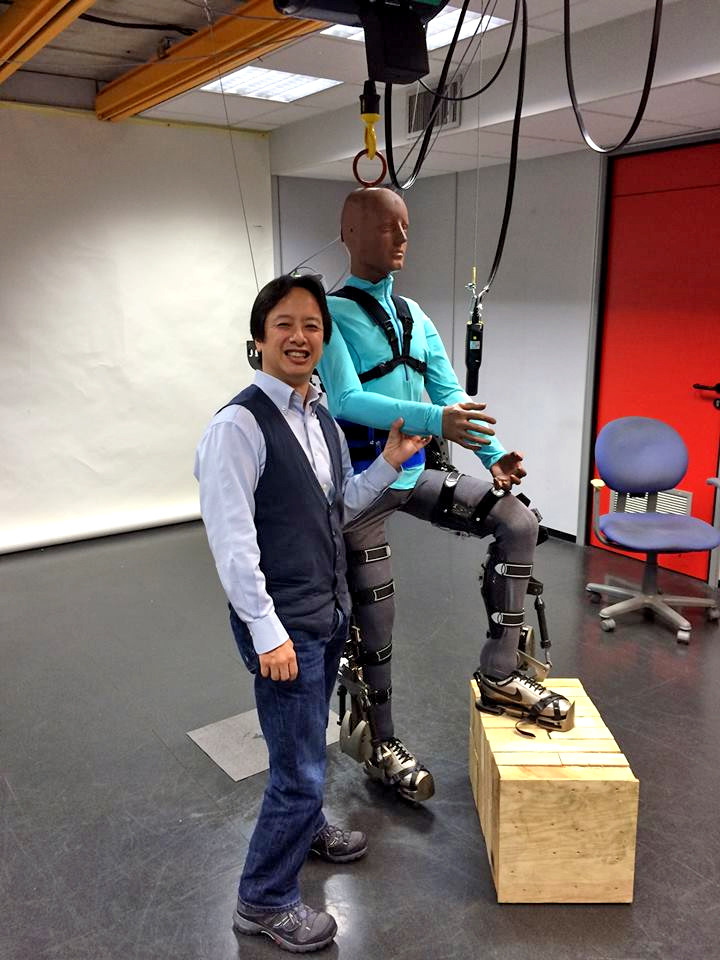 Dr Gordon Cheng, a humanoid robotics scientist who designed the robotics in the exoskeleton suit