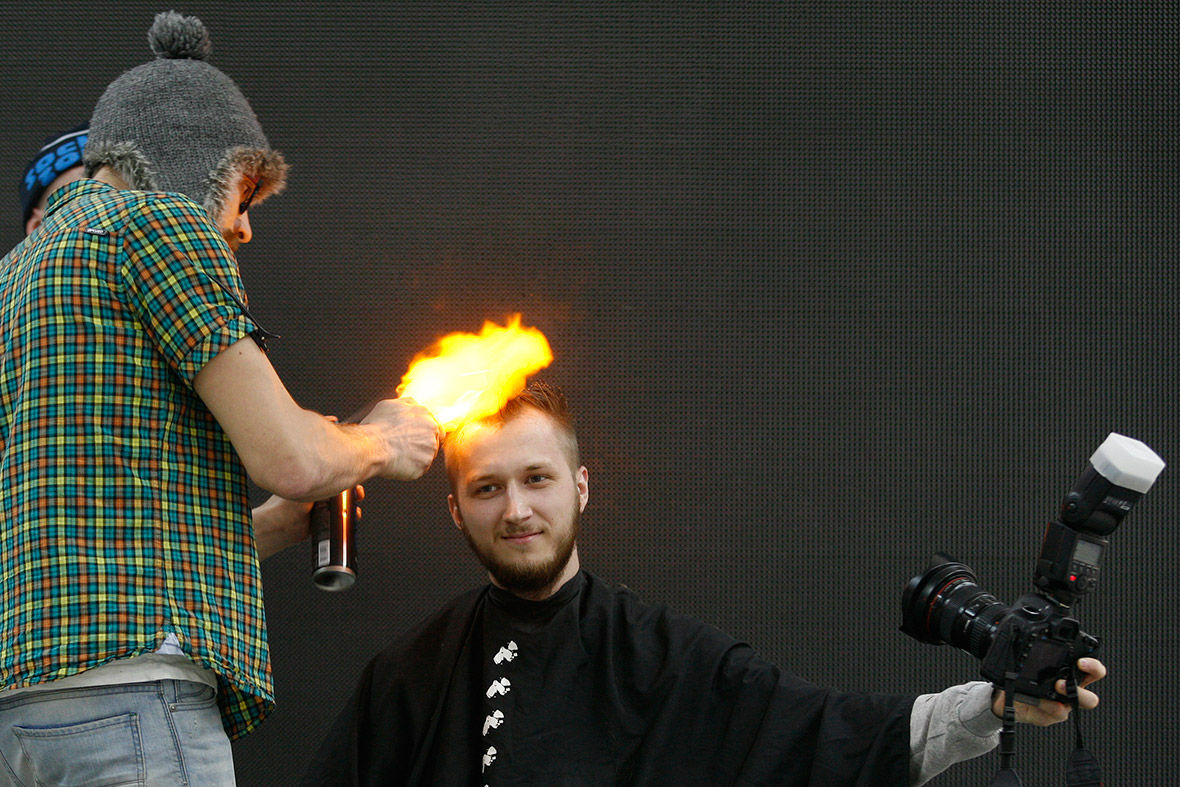 haircut fire