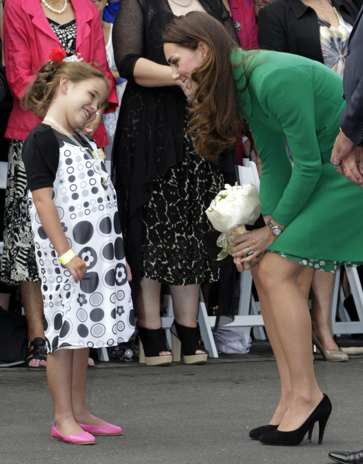 Kate Middleton on walkabout in New Zealand