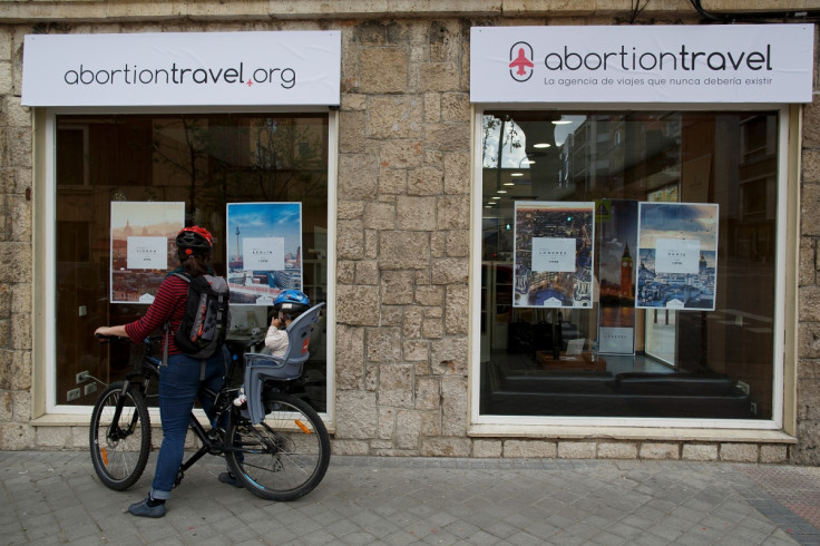 The Abortion Travel agency store in Madrid, Spain