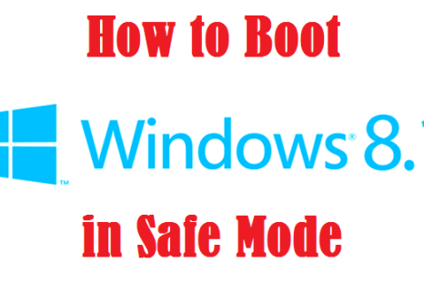 How to Boot Windows 8.1 in Safe Mode