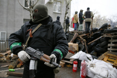 Armed man in eastern Ukraine