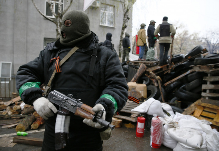 Armed man in eastern Ukraine