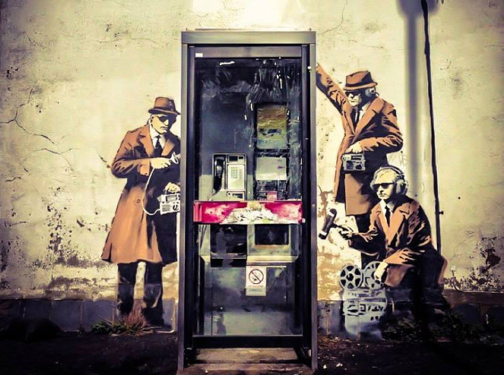 Banksy Cheltenham Mural Pokes Fun at GCHQ