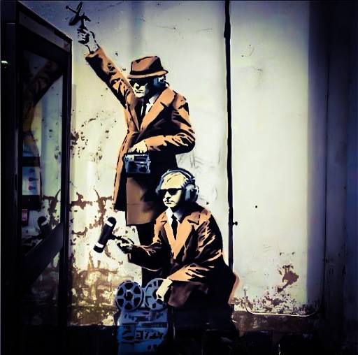 Banksy Cheltenham Mural Pokes Fun at GCHQ