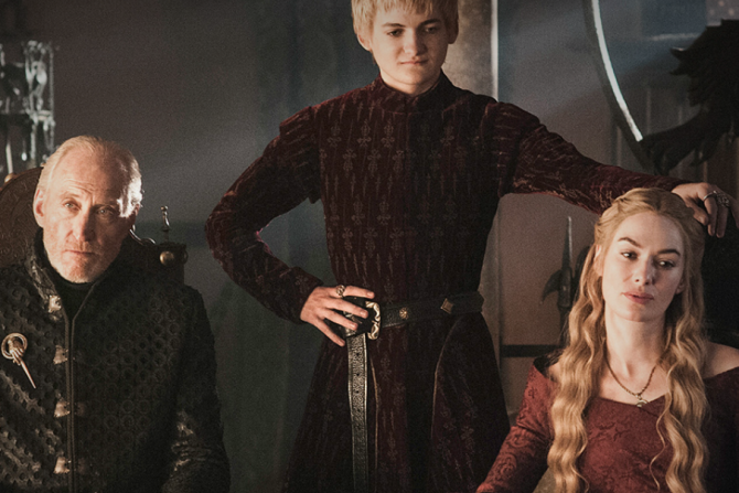 Tywin, Joffrey and Cersei of House Lannister