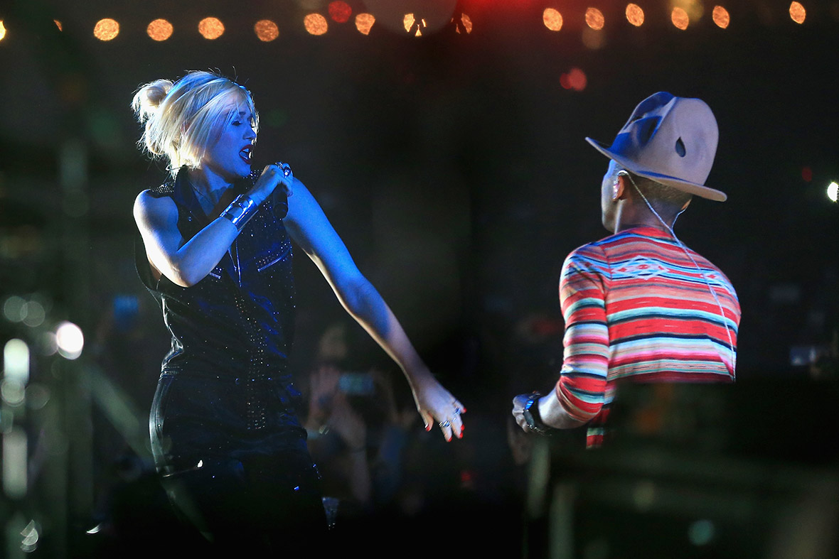 Gwen Stefani and Pharrell Williams