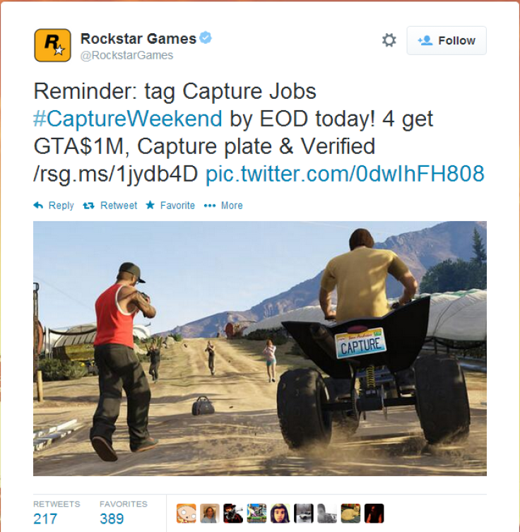 GTA 5 Online: Rockstar Extends Double Money and RP Bonus Period for Capture Jobs