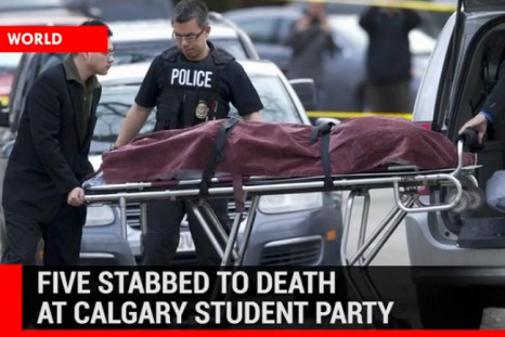 Five stabbed to death at Calgary student party