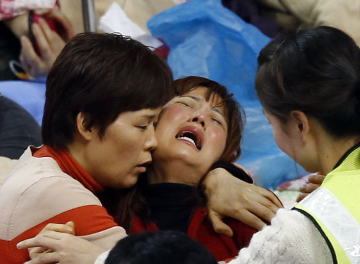 Grief overwhelms parents of missing passengers of South Korean ferry tragedy