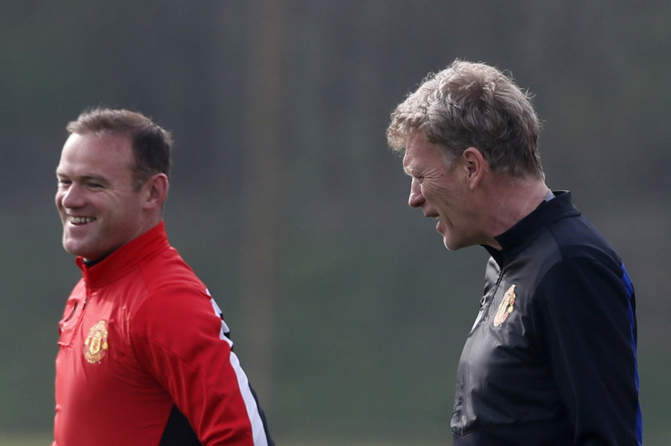 Wayne Rooney and David Moyes