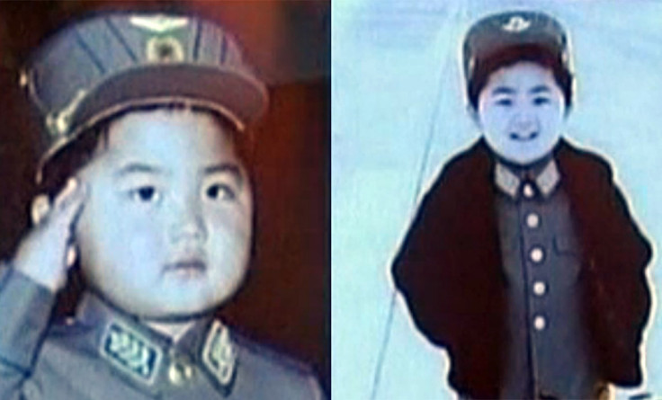 Kim Jong-un as a child