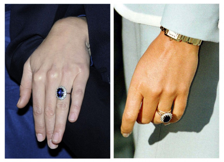 Kate middleton's sapphire and diamond engagement ring