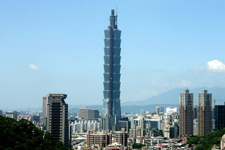 Taipei 101, aka the Taipei World Financial Center, in Taiwan